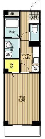 クレセント東伏見の物件間取画像